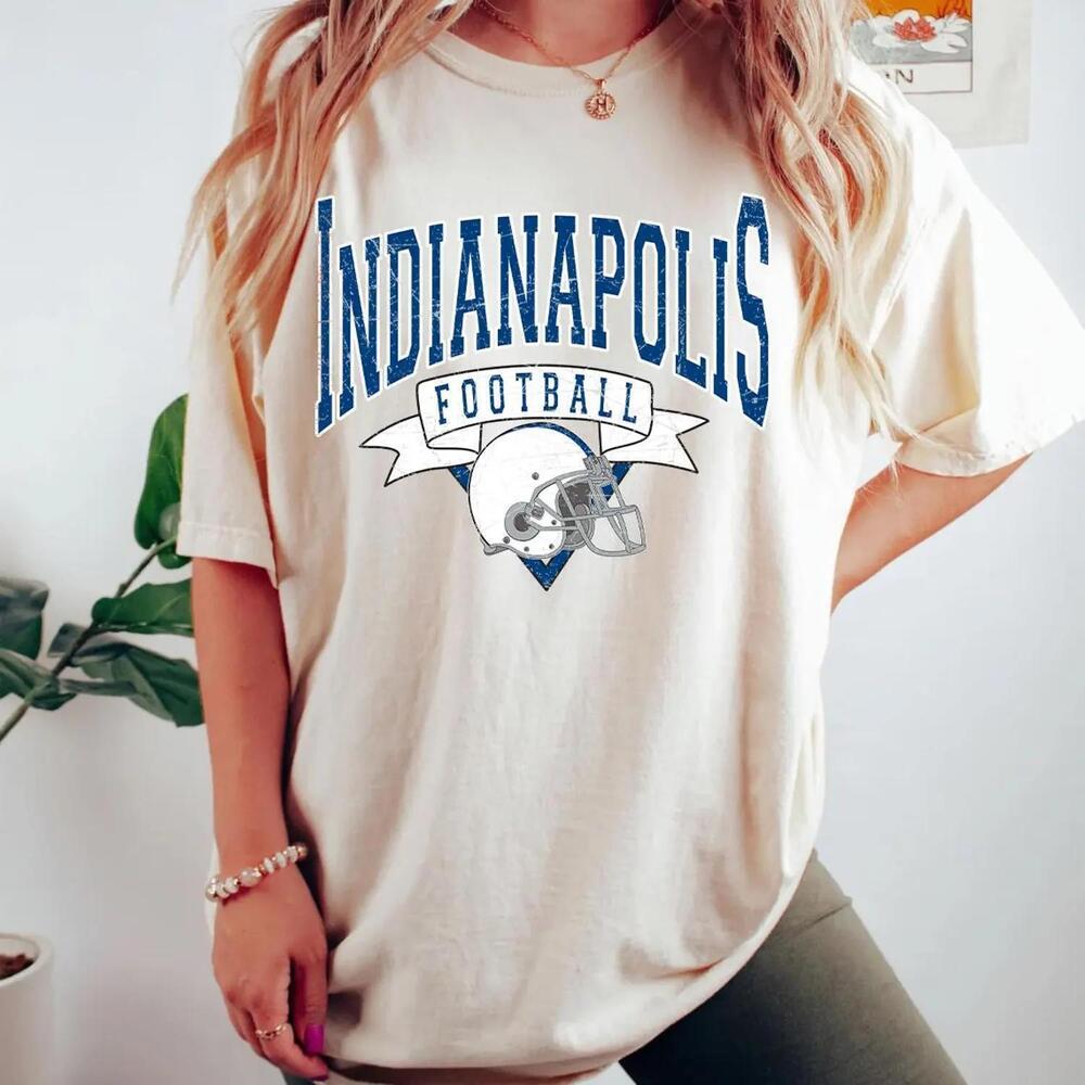 Indianapolis Football Shirt S Game Day Tee Football Fan Gift 5